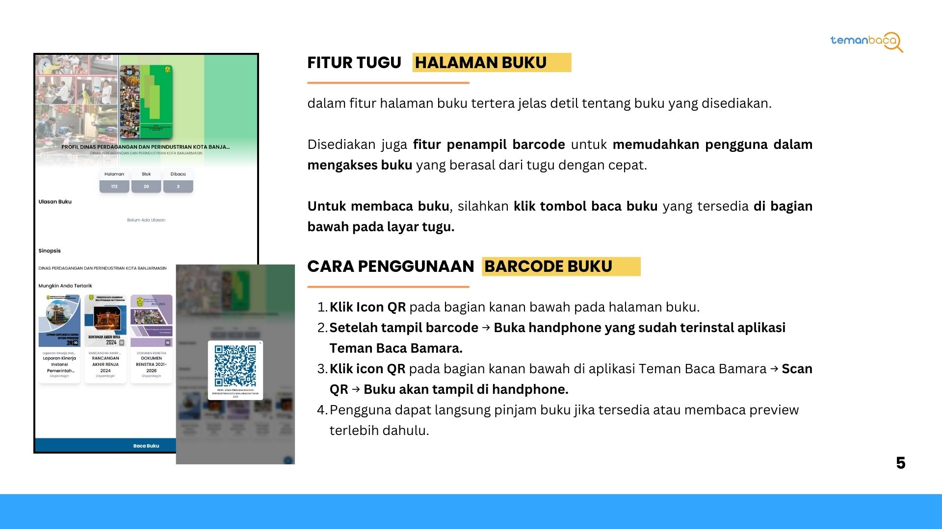 Detail Buku dan QR